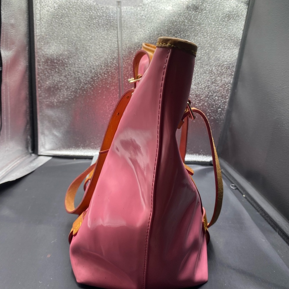 661 Dooney&Bourke pink patent tote Preowned PROJECT BAG###### - Picture 12 of 13